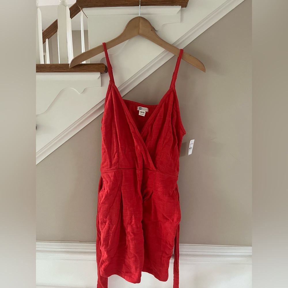 Billabong Red Jumpsuit